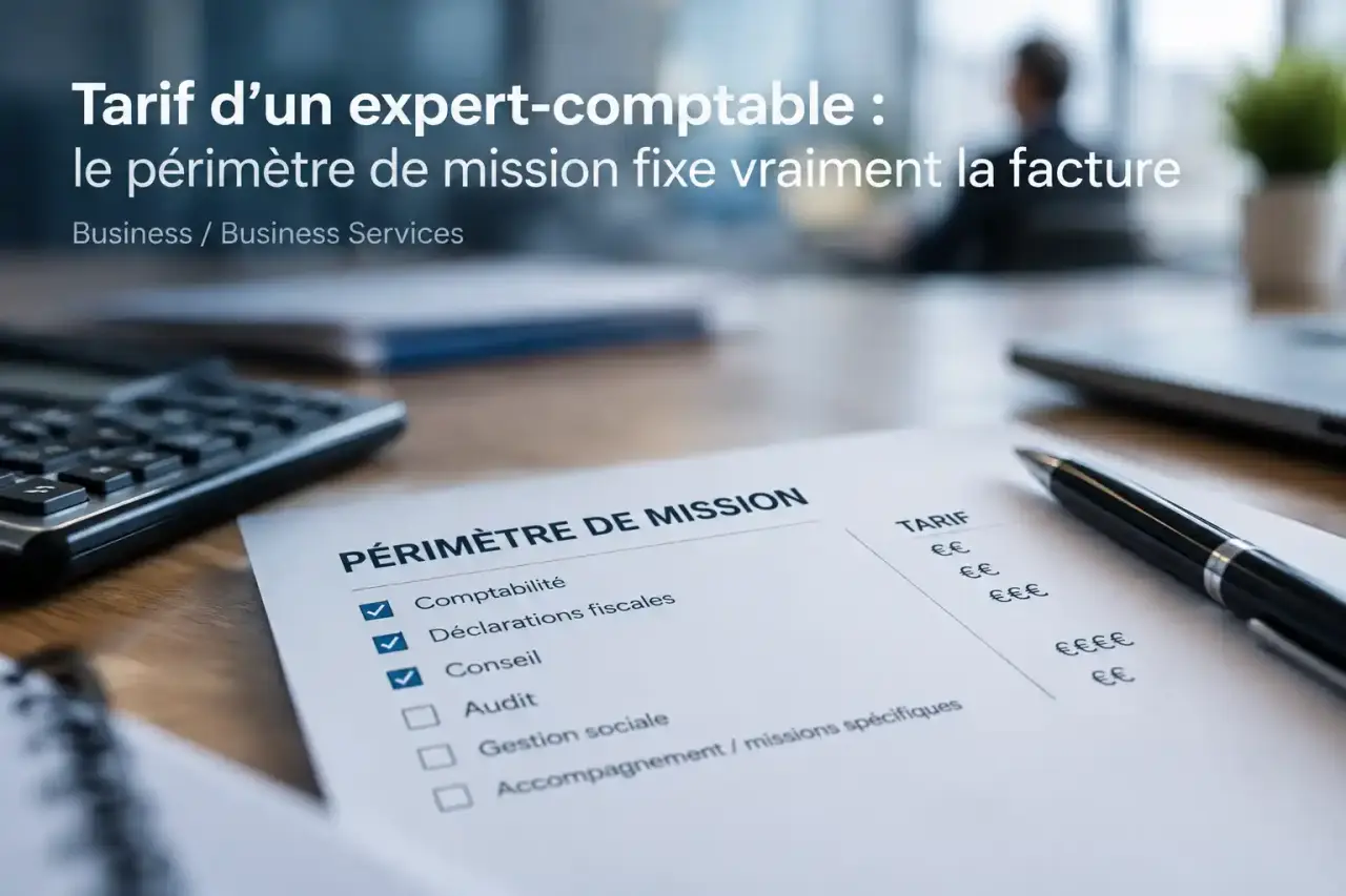 Tarif d’un expert-comptable : le périmètre de mission fixe vraiment la facture