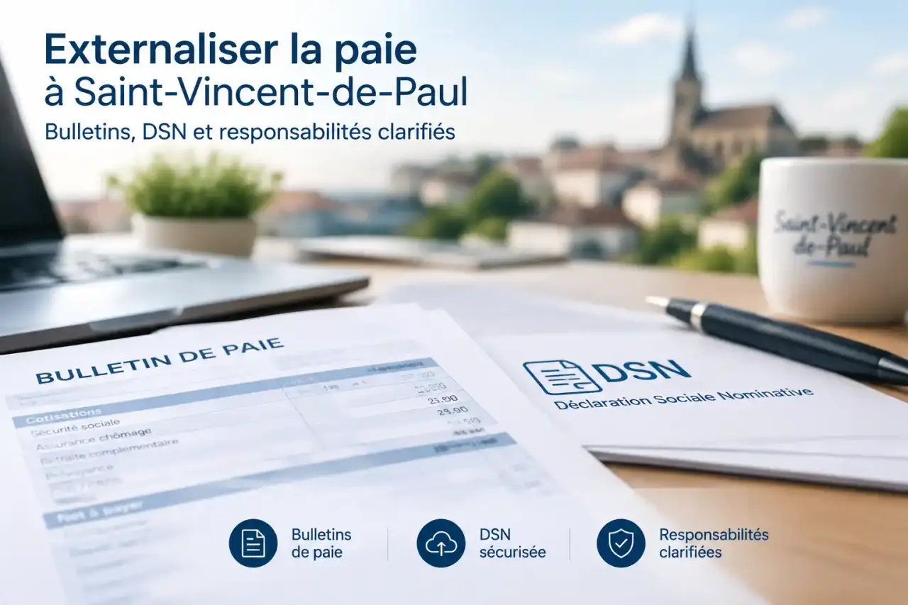 Externaliser la paie à Saint-Vincent-de-Paul : bulletins, DSN et responsabilités clarifiés
